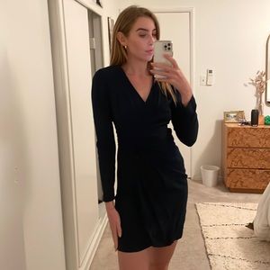 Maje navy mini dress